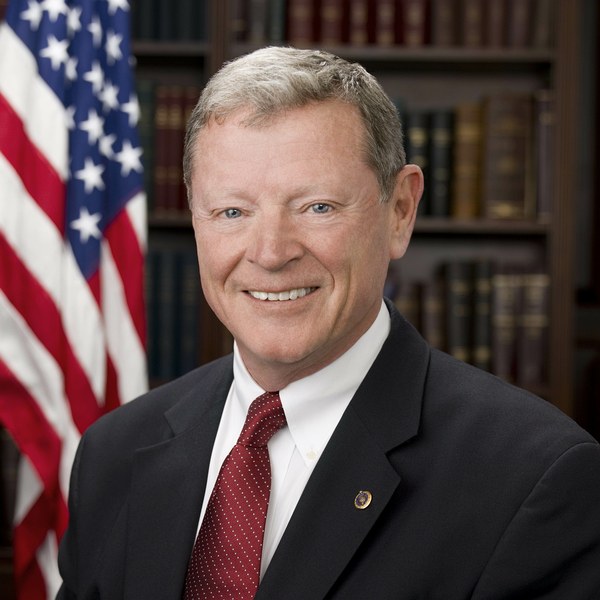 U.S. Senator James M. Inhofe of Oklahoma, official portrait